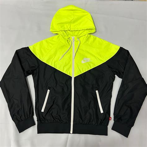 nike neon green windbreaker